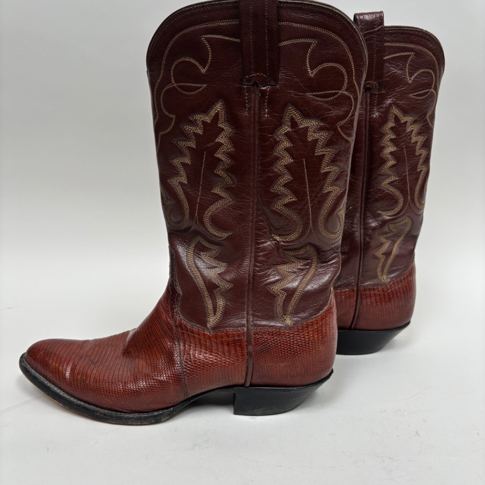 Cowboy Boots Women's Brown Size 6.5 B - Picture 3 of 10